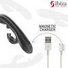IBIZA - POWERFUL RABBIT VIBRATOR WITH MASSAGING ROLLING PEARL